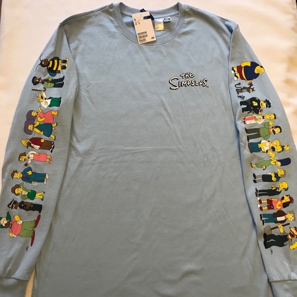 H&M Other - SIMPSONS Long Sleeve T-shirt Size:Small NWT
